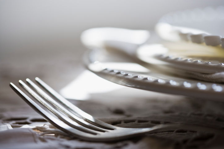 Layer the place settings to make them look luxurious